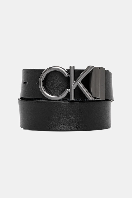 Двусторонний ремень Calvin Klein синтетический чёрный K50K512829