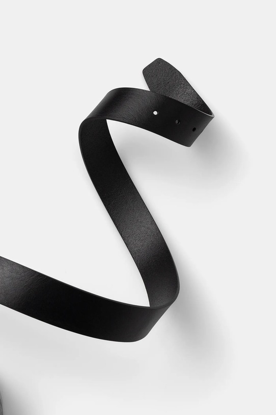 Tommy Hilfiger pasek skórzany AM0AM13175 czarny SS25