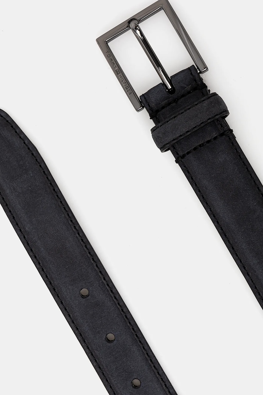 Кожаный ремень Tommy Hilfiger AM0AM13378 чёрный SS25