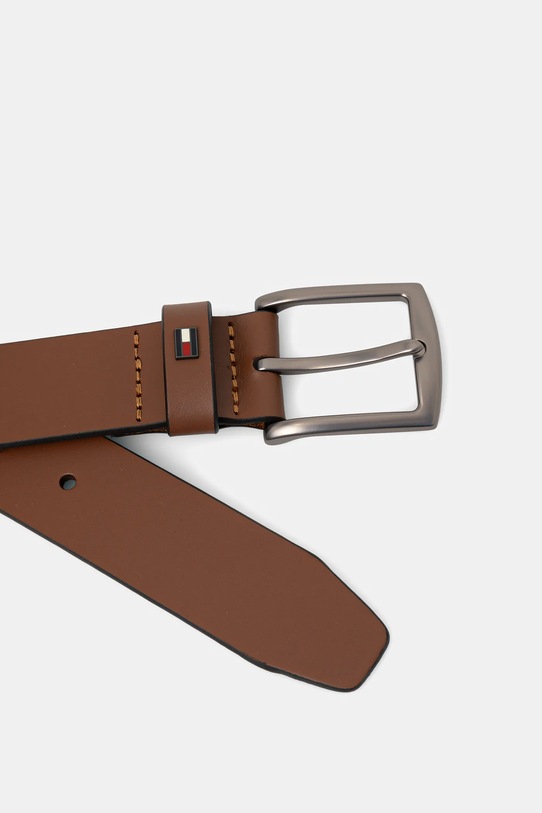 Шкіряний ремінь Tommy Hilfiger AM0AM13536 коричневий AW25