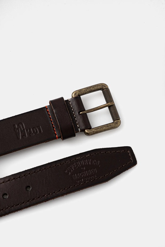 Kožený pásek Superdry M9210116A.02O hnědá SS25
