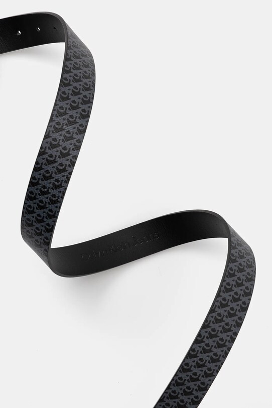 Calvin Klein Jeans pasek skórzany LV04G7030G czarny SS25