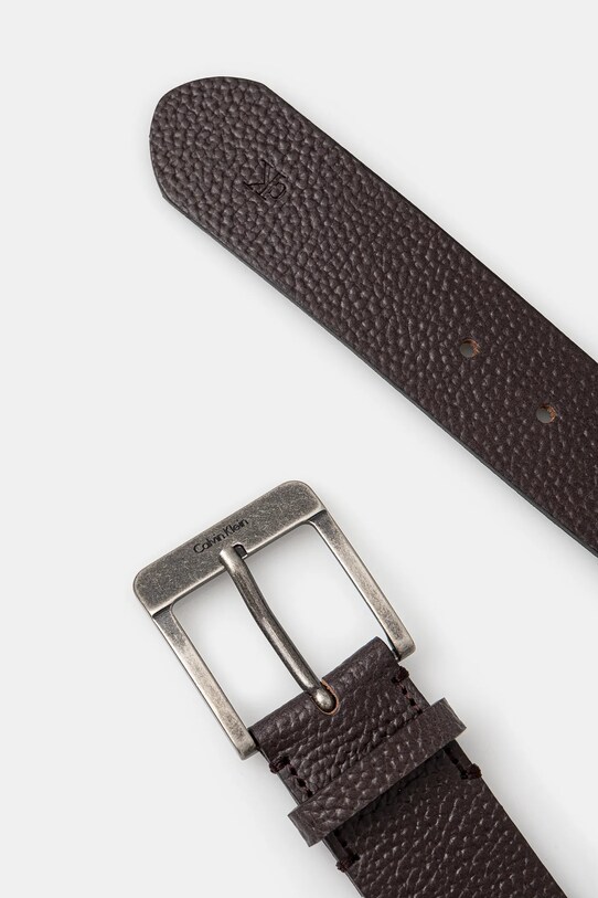 Kožený opasok Calvin Klein Jeans LV04G7015G hnedá SS25