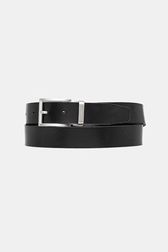 Guess curea de piele cu doua fete BUCAREST negru BMBRSE.P5135