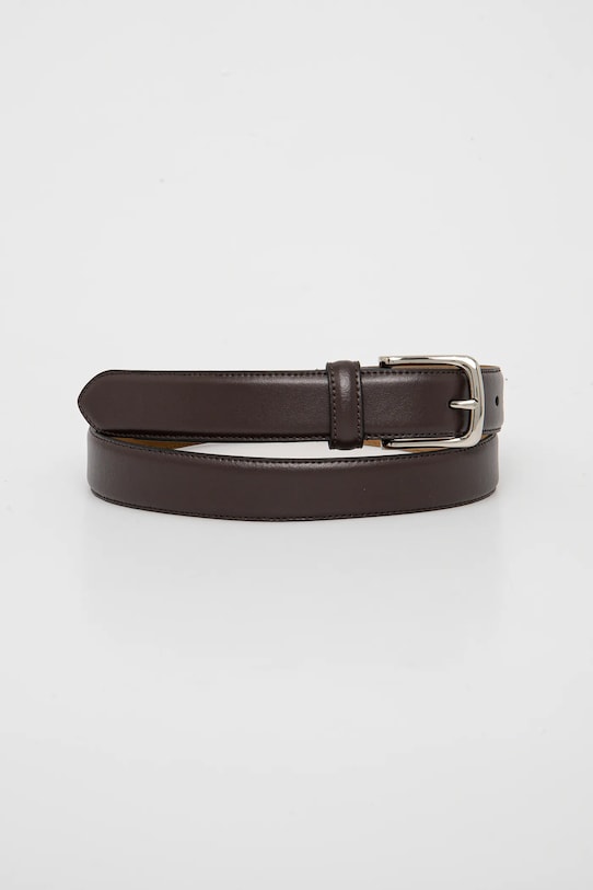 Abercrombie & Fitch cintura in pelle finta pelle fiore marrone KI112.5003.400