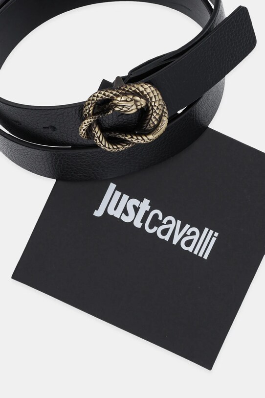 Doplnky Kožený opasok Just Cavalli 78QA6F40.ZP295 čierna