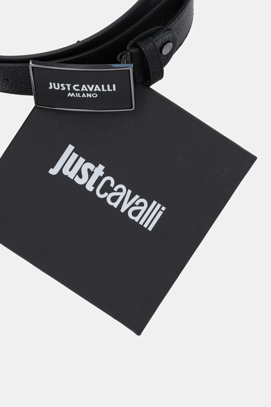 Accesorii Just Cavalli curea de piele 78QA6F10.ZP295 negru