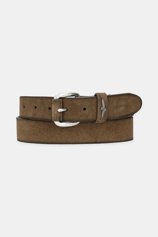 Aeronautica Militare curea din piele intoarsa piele întoarsă verde CP263PL275