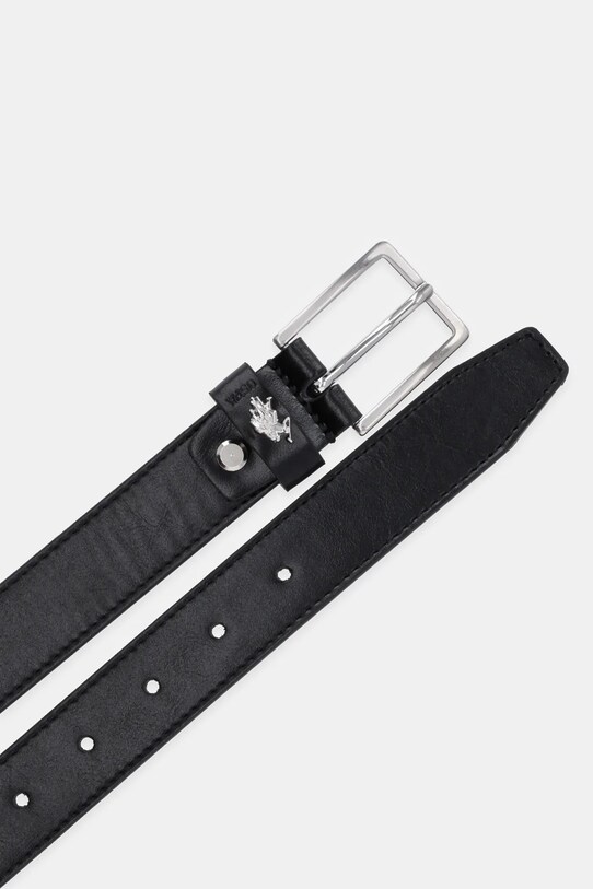 Kožený pásek U.S. Polo Assn. Dallas WEUDX2638MAJ černá SS25