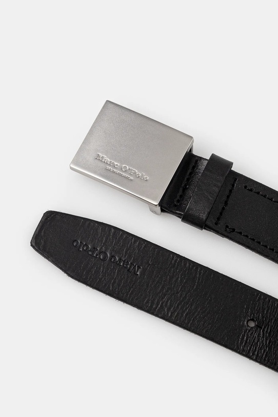 Kožený opasok Marc O'Polo 50227749501103 čierna SS25