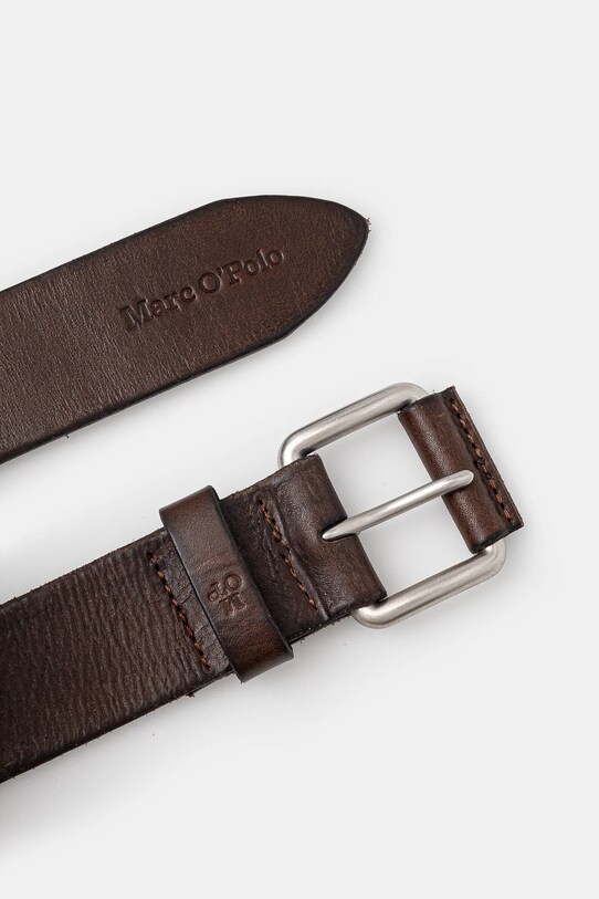 Kožený pásek Marc O'Polo 50227749502103 hnědá SS25
