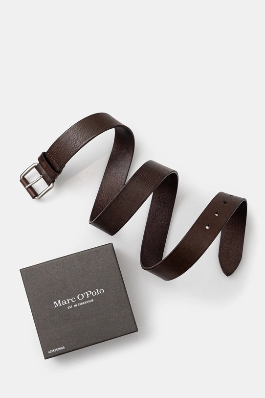 Αξεσουάρ Δερμάτινη ζώνη Marc O'Polo 50227749502103 καφέ