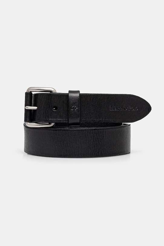 Kožený opasok Marc O'Polo Planet friendly čierna 50227749502103