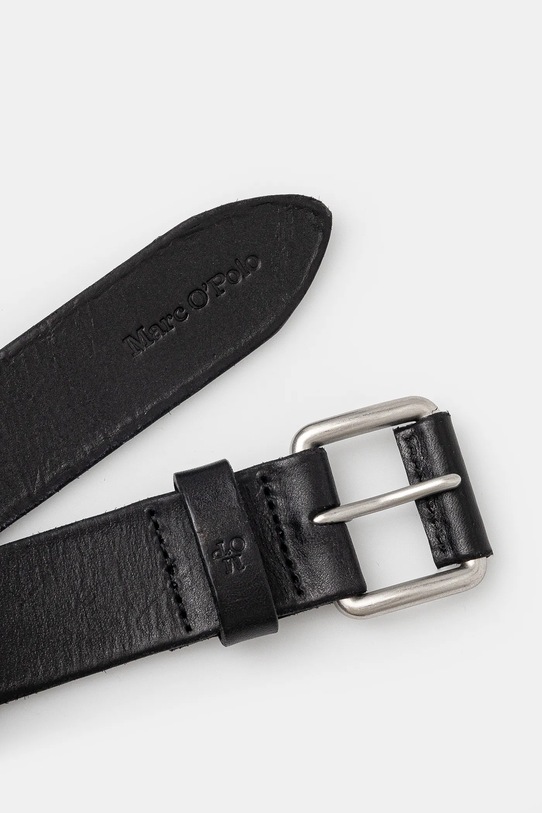 Kožený opasok Marc O'Polo 50227749502103 čierna SS25