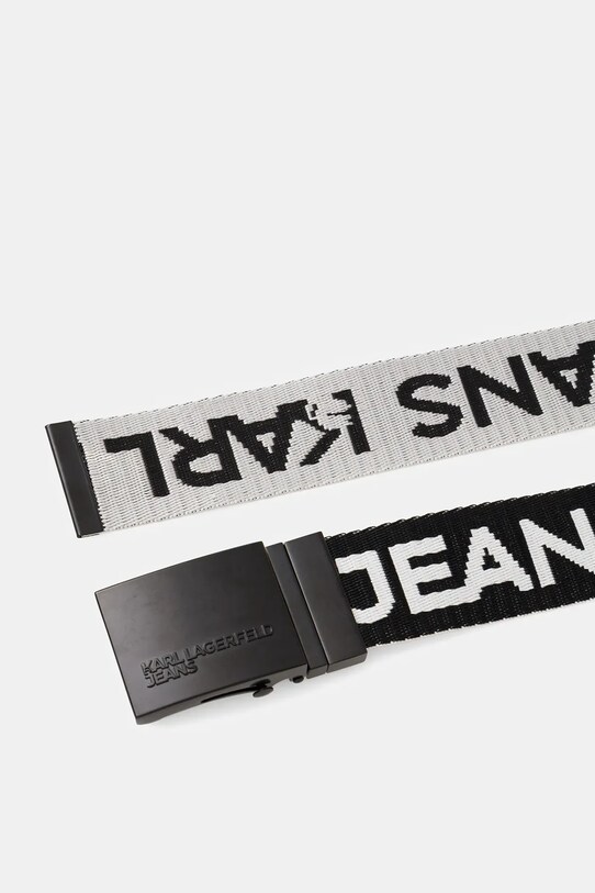 Karl Lagerfeld Jeans curea cu două fețe A1M33131 alb SS25