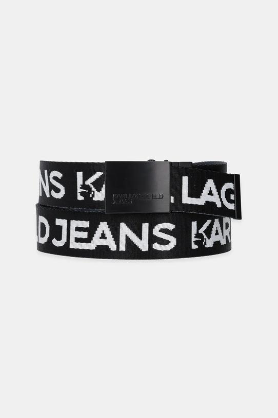 Karl Lagerfeld Jeans curea cu doua fete negru A1M33131