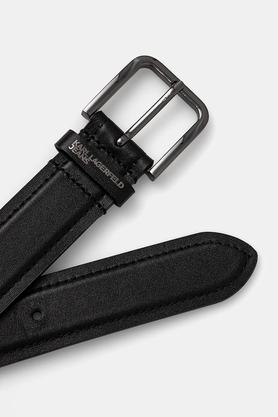 Karl Lagerfeld Jeans pasek A1M33132 czarny SS25
