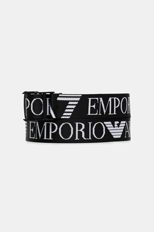 Opasok EA7 Emporio Armani čierna AF14310.7X000089