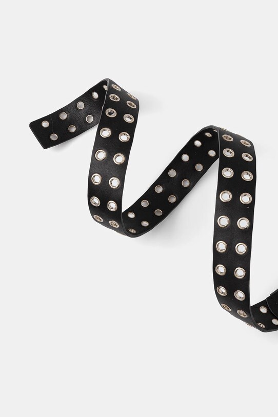 Won Hundred pasek skórzany 3625.17033 czarny SS25