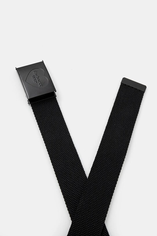 Carhartt WIP pasek Heart Clip Belt I034631.00EXX czarny SS25