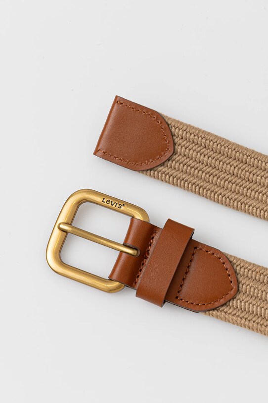 Ремінь Levi's D7929.0002 бежевий SS25