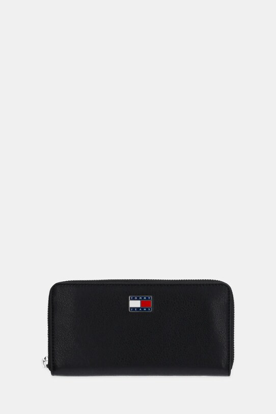 Tommy Jeans portfel imitacja skóry licowej czarny AW0AW16980