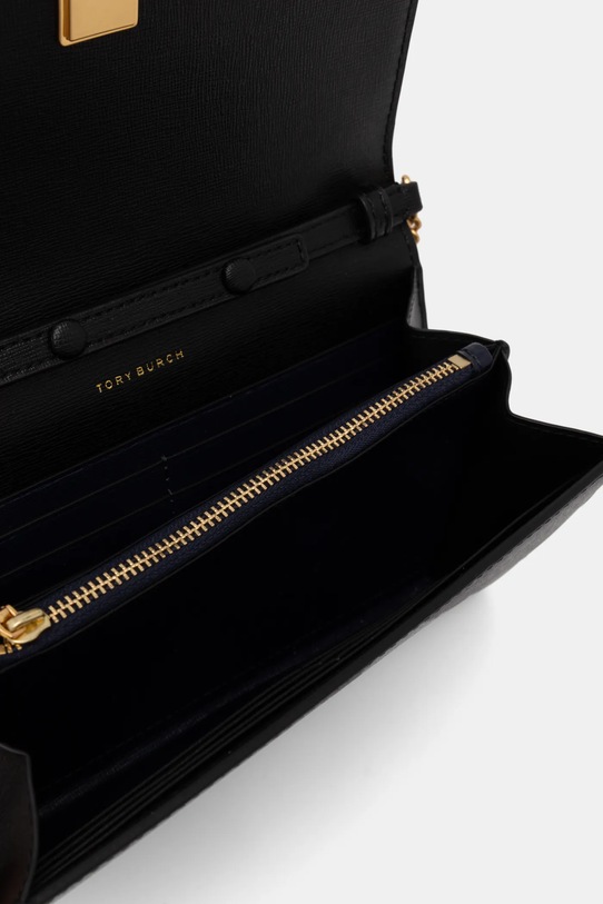 Tory Burch portofel de piele Robinson 137152.001 negru