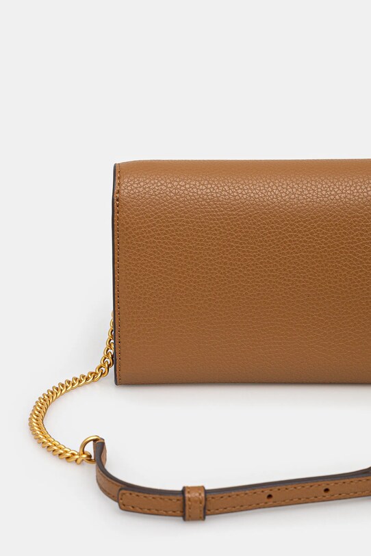Аксесуари Шкіряний гаманець Tory Burch Robinson 146367.202 коричневий