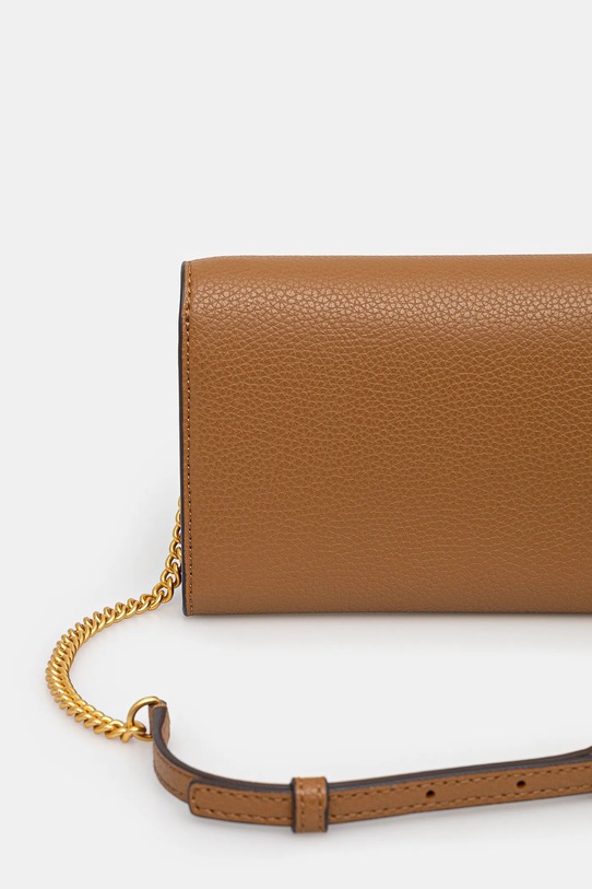 Akcesoria Tory Burch portfel skórzany Robinson 146367.202 brązowy