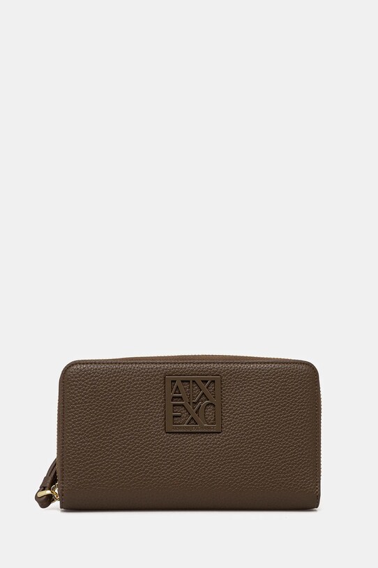 Armani Exchange portofel imitatie de piele maro XW000361.AF11902