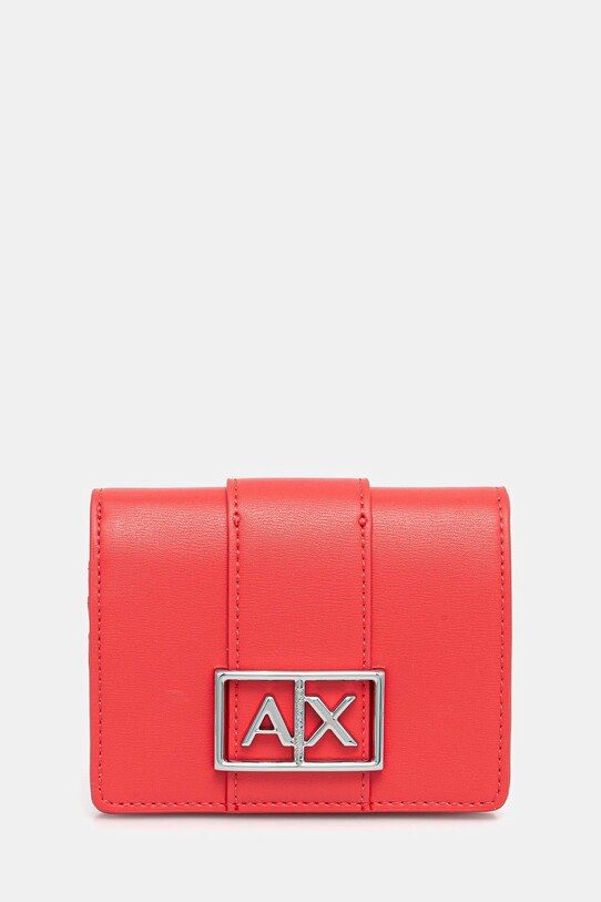 Armani Exchange portofel imitatie de piele roz XW000360.AF12039