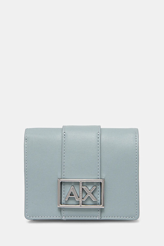 Novčanik Armani Exchange bez uzorka tirkizna XW000360.AF12039
