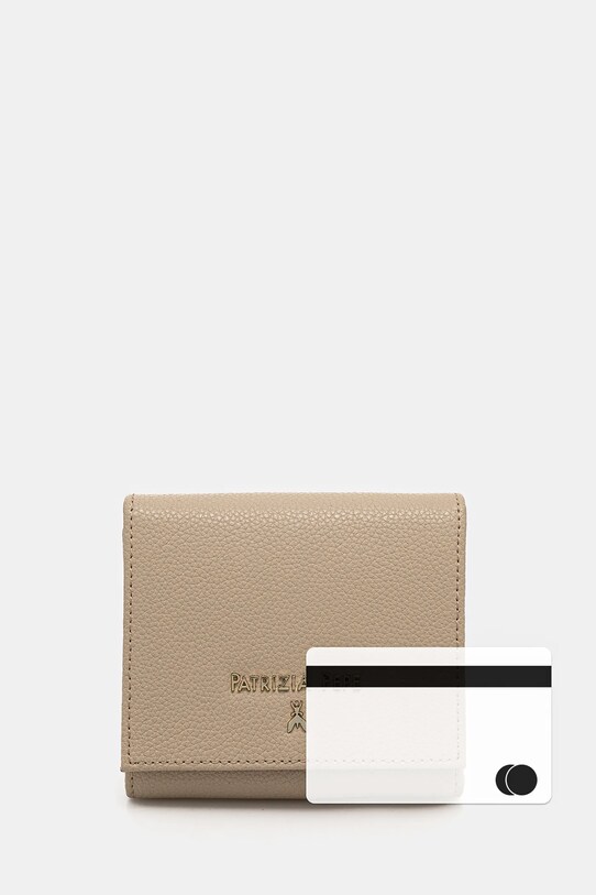 Patrizia Pepe portfel skórzany 8Q0024.L001 beżowy