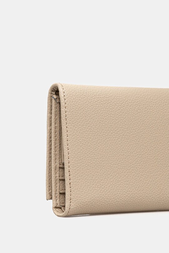 Akcesoria Patrizia Pepe portfel skórzany 8Q0024.L001 beżowy