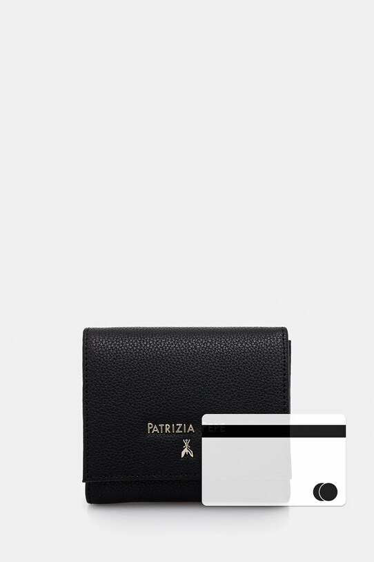 Patrizia Pepe portofel de piele 8Q0024.L001 negru