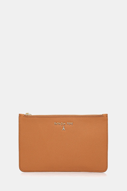 Patrizia Pepe portfel skórzany skóra licowa brązowy 8Q0025.L001