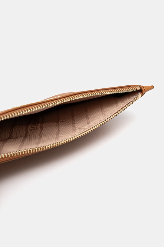 Akcesoria Patrizia Pepe portfel skórzany 8Q0025.L001 brązowy