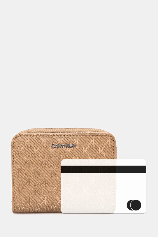 Гаманець Calvin Klein K60K612825 бежевий