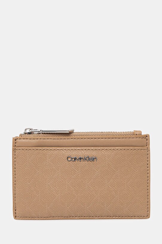 Calvin Klein portofel imitatie de piele bej K60K612827