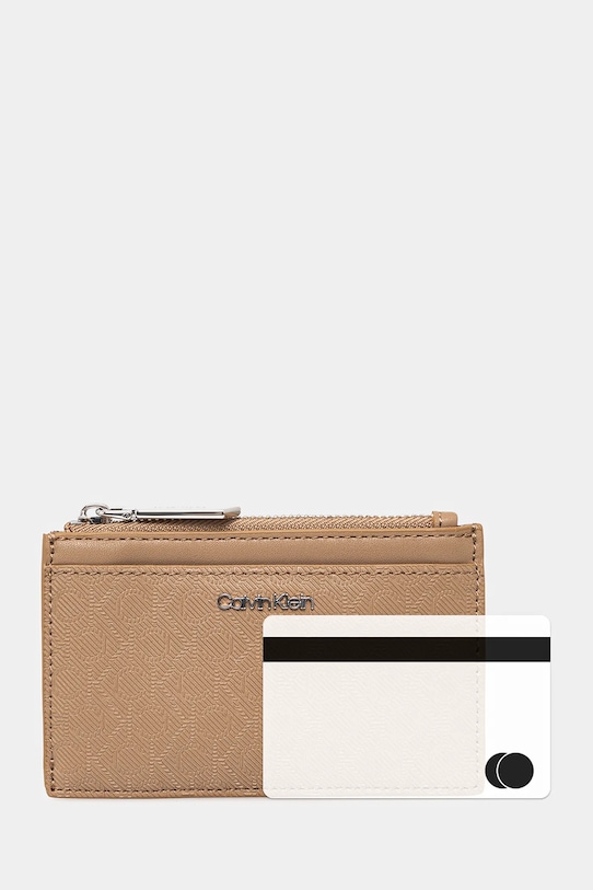 Calvin Klein portfel beżowy K60K612827
