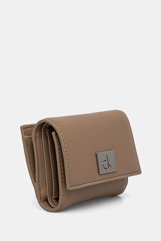 Peněženka Calvin Klein K60K612834 béžová SS25