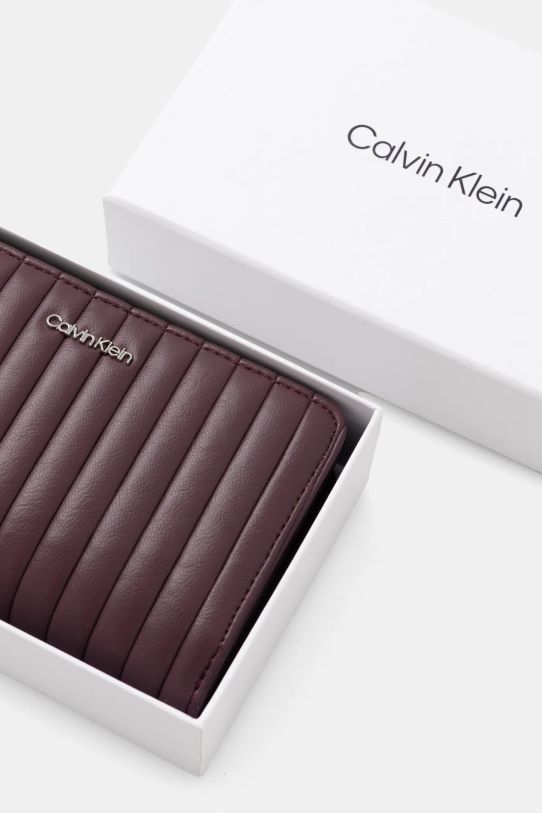 Novčanik Calvin Klein bordo K60K613063