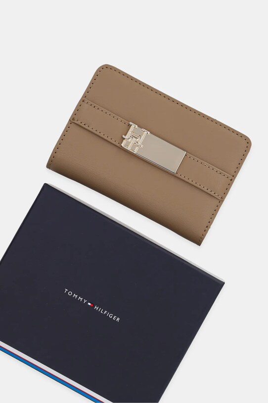 Кошелек Tommy Hilfiger AW0AW16916 бежевый