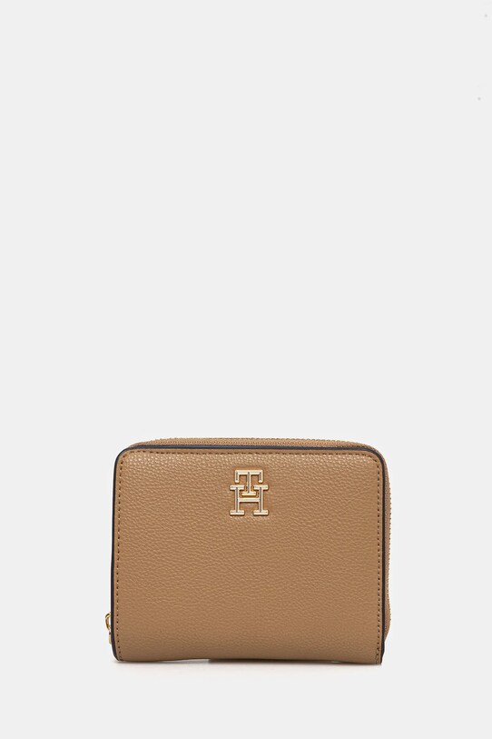 Кошелек Tommy Hilfiger имитация натуральной кожи бежевый AW0AW16917