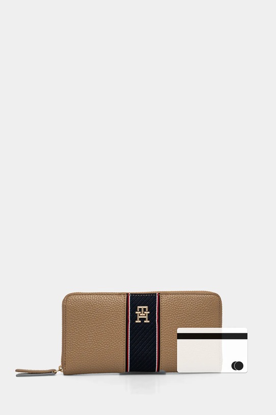 Кошелек Tommy Hilfiger AW0AW16921 бежевый