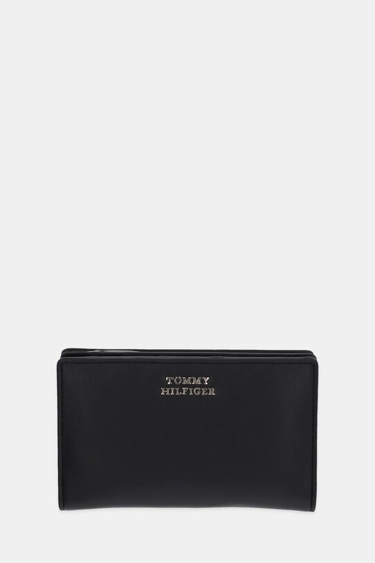 Tommy Hilfiger portfel skórzany skóra licowa czarny AW0AW16928
