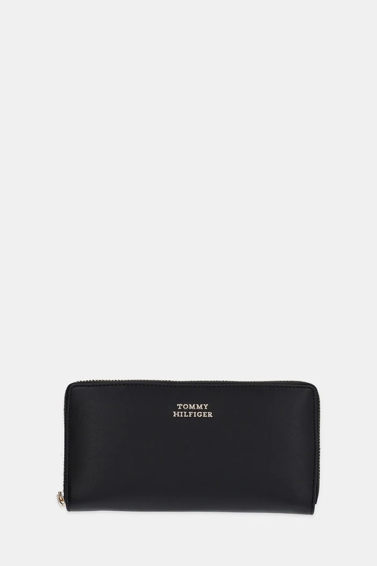 Tommy Hilfiger bőr pénztárca sima fekete AW0AW17340