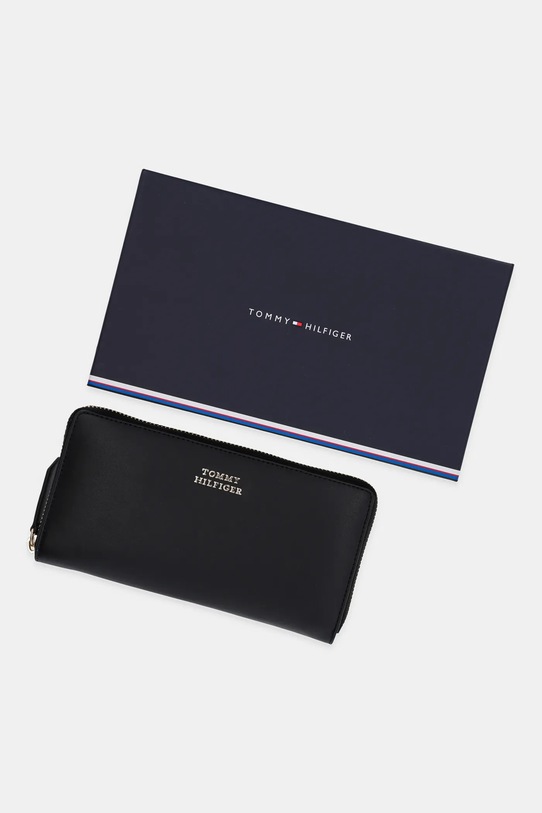 Tommy Hilfiger bőr pénztárca AW0AW17340 fekete