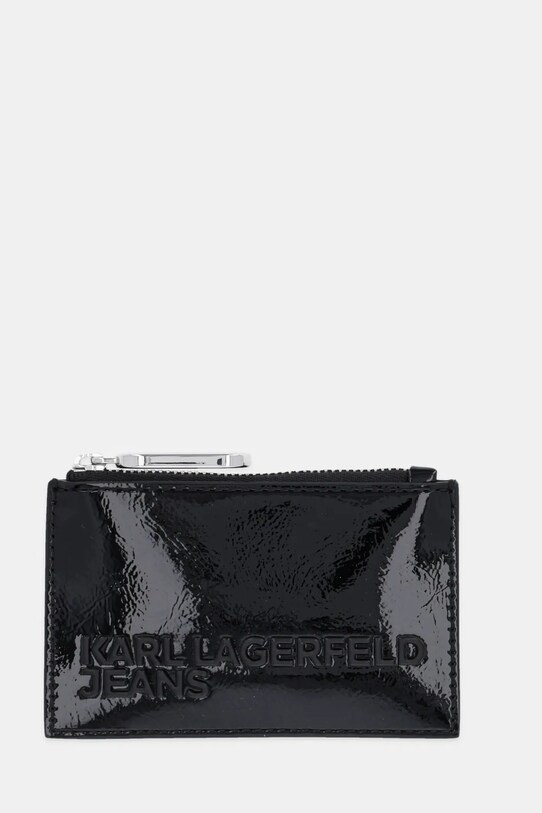 Peňaženka Karl Lagerfeld Jeans jemný vzor čierna A1W30251