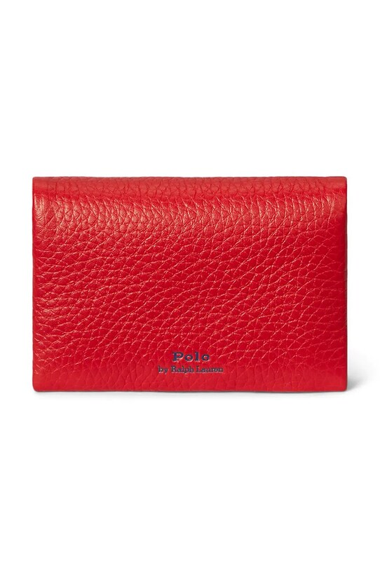 Шкіряний гаманець Polo Ralph Lauren 427949873 червоний SS25